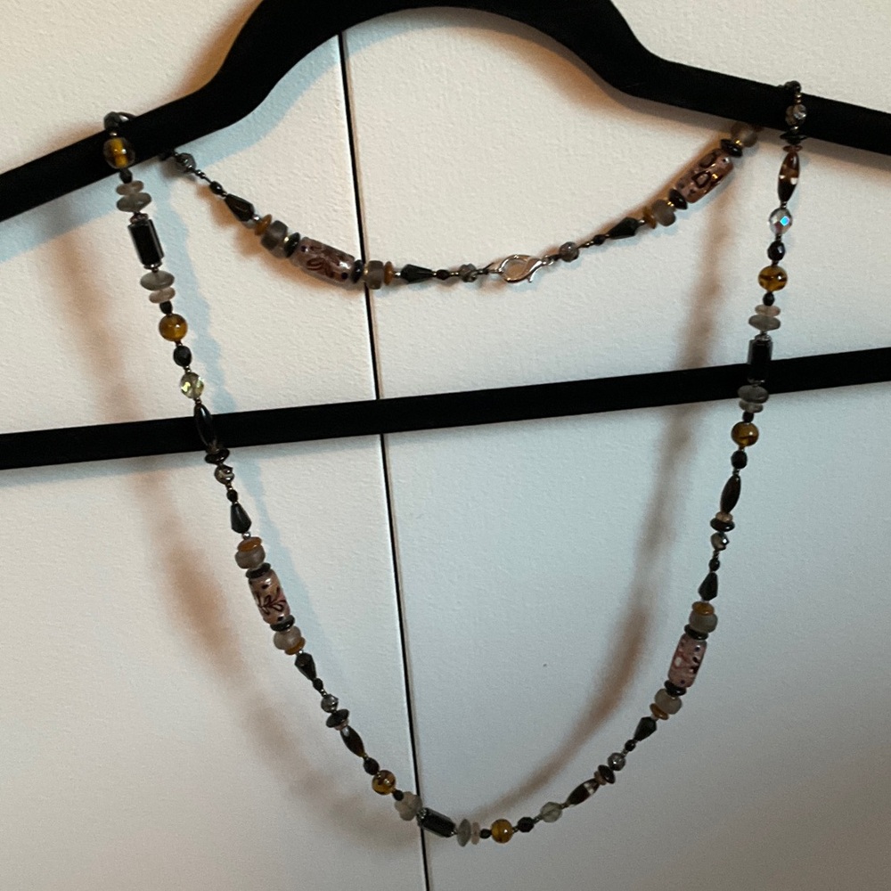 Multicolor Glass Beaded Necklace